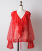 【yae】Lace frills blouse / レースフリルブラウス