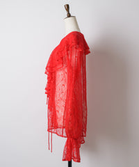 【yae】Lace frills blouse / レースフリルブラウス