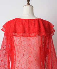 【yae】Lace frills blouse / レースフリルブラウス