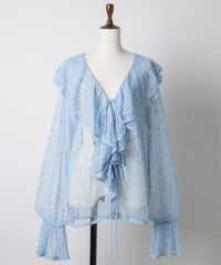 【yae】Lace frills blouse / レースフリルブラウス