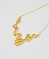 【loni】Glass Wave Necklace/グラスウェーブネックレス