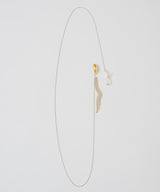 【予約】【loni】Seed Asymmetry Necklace Blrooch/シードアシンメトリーネックレスブローチ