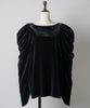 【予約10%OFF】レースカフスベロアギャザーパフスリーブTOPS