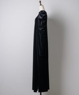 【予約10%OFF】レースカフスベロアギャザーパフスリーブドレス
