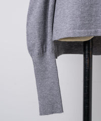 【予約10%OFF】パフスリーブベーシックニット