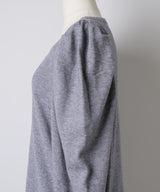 【予約10%OFF】パフスリーブベーシックニット