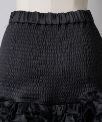 【予約10%OFF】【J1U by LA BELLE ETUDE】シャーリングティアードフリルスカパン