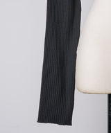 【予約10%OFF】【J1U by LA BELLE ETUDE】裾フリルリブショートカーディガン
