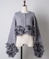 【予約10%OFF】【J1U by LA BELLE ETUDE】manyリボンカーディガン