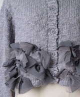 【予約10%OFF】【J1U by LA BELLE ETUDE】manyリボンカーディガン
