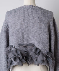 【予約10%OFF】【J1U by LA BELLE ETUDE】manyリボンカーディガン