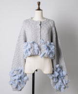 【予約10%OFF】【J1U by LA BELLE ETUDE】manyリボンカーディガン