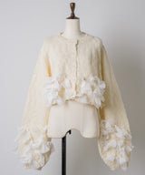 【予約10%OFF】【J1U by LA BELLE ETUDE】manyリボンカーディガン