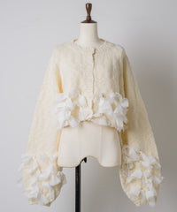 【予約10%OFF】【J1U by LA BELLE ETUDE】manyリボンカーディガン
