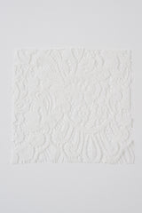 【一部カラー予約】【再入荷】深スリットコンシール×レースデザインワイドパンツ