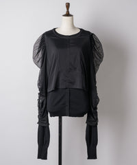 【予約10%OFF】【J1U by LA BELLE ETUDE】シアーチュールSETカーディガン