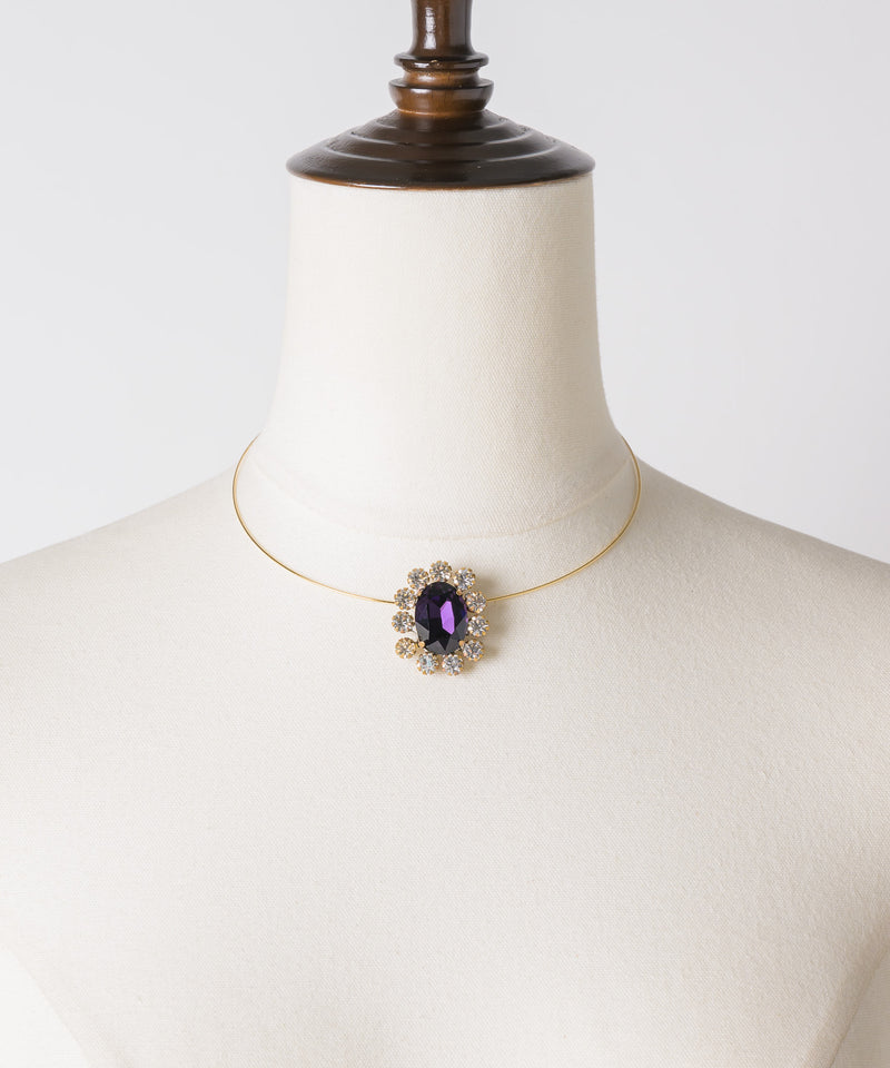 bijou stone choker