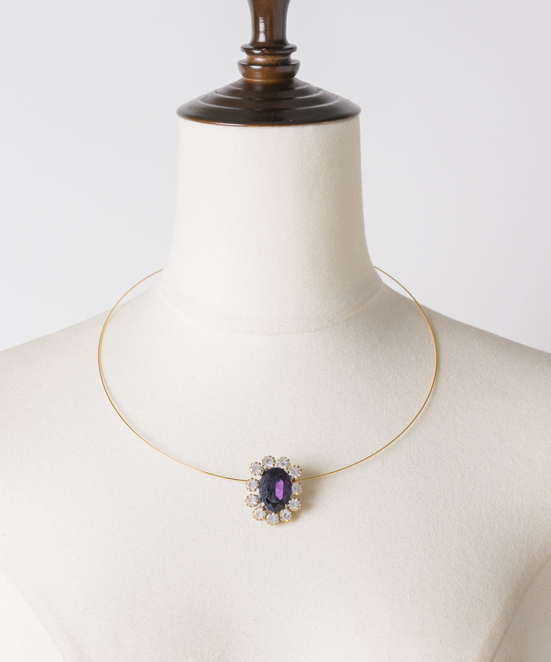 bijou stone choker