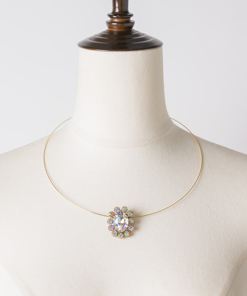 bijou stone choker