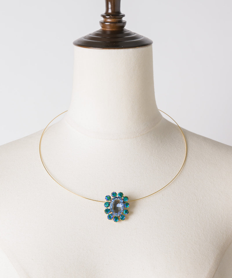 bijou stone choker