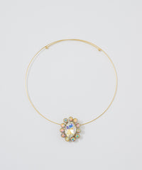 bijou stone choker