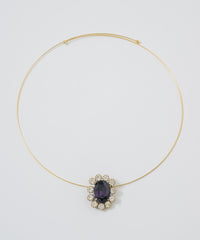 bijou stone choker