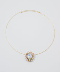 bijou stone choker