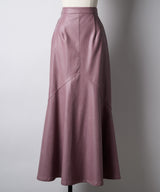 【yae】Faux leather long skirt/フェイクレザーロングスカート