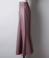【yae】Faux leather long skirt/フェイクレザーロングスカート
