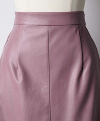 【yae】Faux leather long skirt/フェイクレザーロングスカート