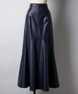 【yae】Faux leather long skirt/フェイクレザーロングスカート