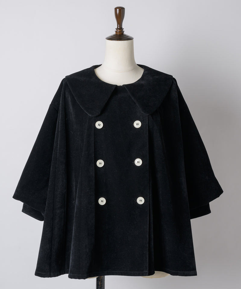 【Lam Balm】ドロップパフスリーブベロアジャケット