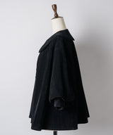 【Lam Balm】ドロップパフスリーブベロアジャケット