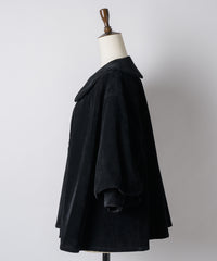 【Lam Balm】ドロップパフスリーブベロアジャケット