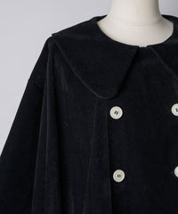 【Lam Balm】ドロップパフスリーブベロアジャケット