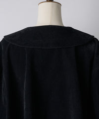 【Lam Balm】ドロップパフスリーブベロアジャケット