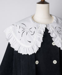 【Lam Balm】ドロップパフスリーブベロアジャケット