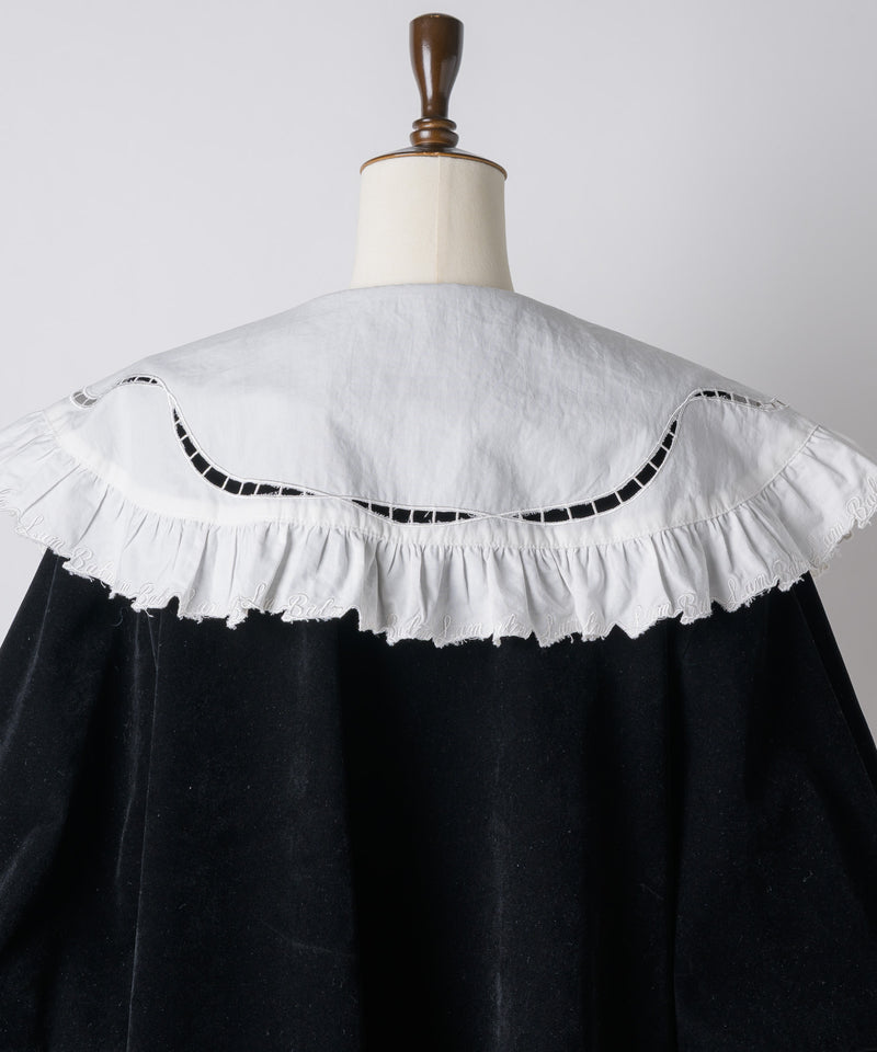 【Lam Balm】ドロップパフスリーブベロアジャケット