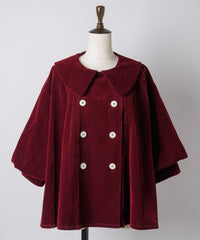 【Lam Balm】ドロップパフスリーブベロアジャケット