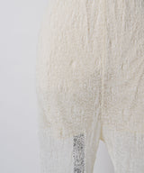 【Lam Balm】レースヘムティアードパンツ