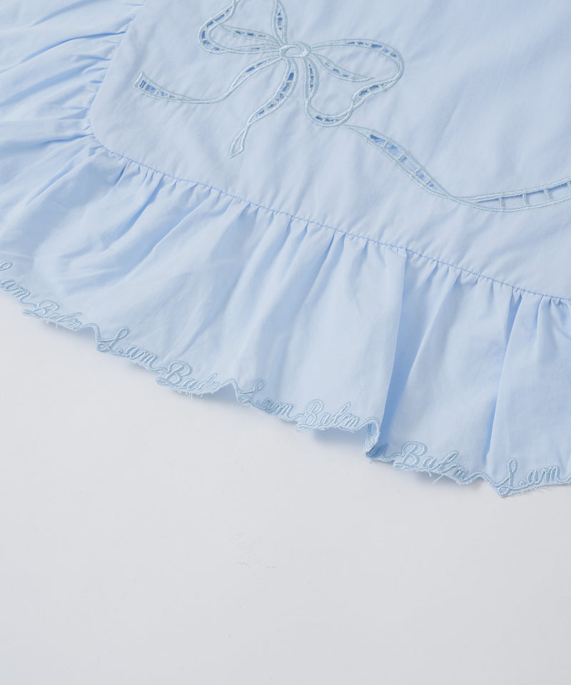 【Lam Balm】ヴィクトリアエンブロイダリーピロートートバッグ