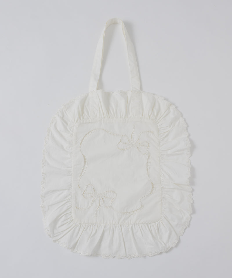 【Lam Balm】ヴィクトリアエンブロイダリーピロートートバッグ