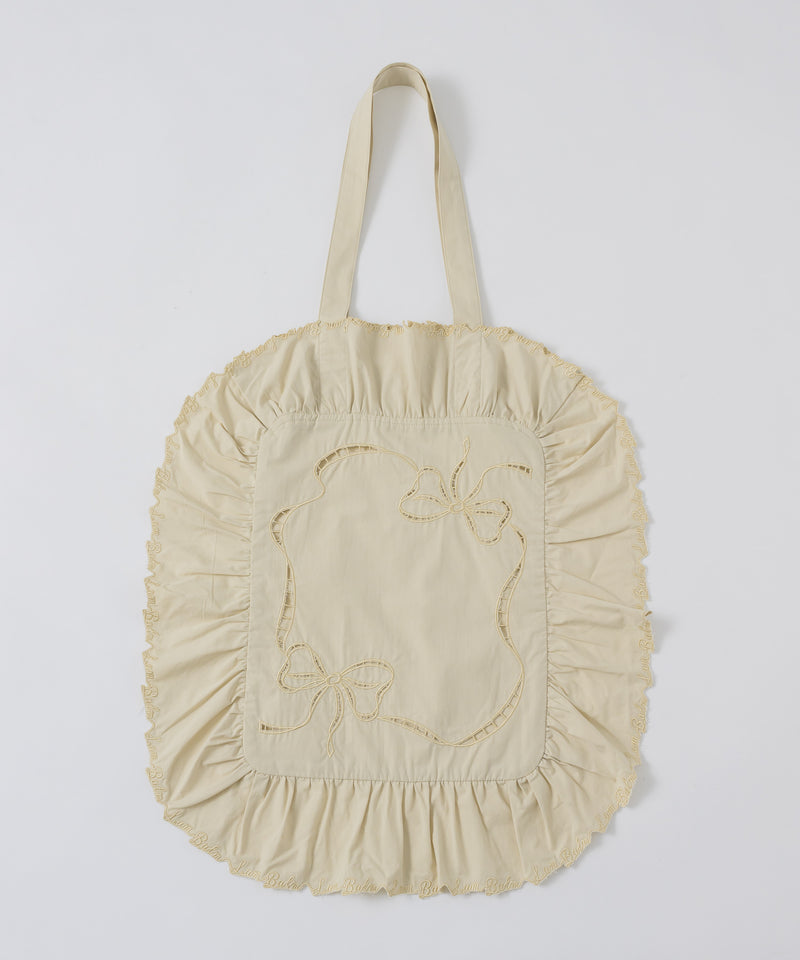 【Lam Balm】ヴィクトリアエンブロイダリーピロートートバッグ