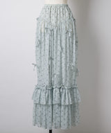 【Lam Balm】アンティークライクスカートウィズボウ