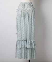 【Lam Balm】アンティークライクスカートウィズボウ