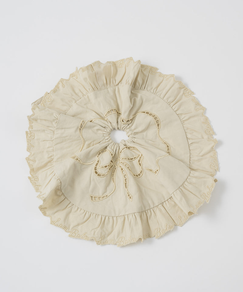 【Lam Balm】ヴィクトリアンエンブロイダリーシュシュ