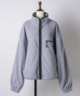 【GIUNON】drawstring fleece zipup jacket / ドロストフリースジップアップジャケット