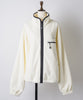 【GIUNON】drawstring fleece zipup jacket / ドロストフリースジップアップジャケット