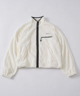 【GIUNON】drawstring fleece zipup jacket / ドロストフリースジップアップジャケット