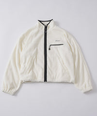 【GIUNON】drawstring fleece zipup jacket / ドロストフリースジップアップジャケット